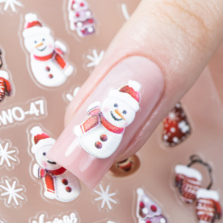 Autocollants pour ongles de Noël Molly Nails SW0-47