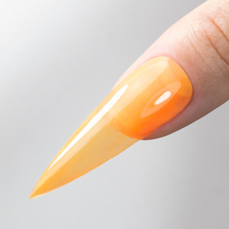 Top colorido sin necesidad de limpiar Crystal Glass Molly Nails Naranja HEMA/Di-HEMA Free 10 g
