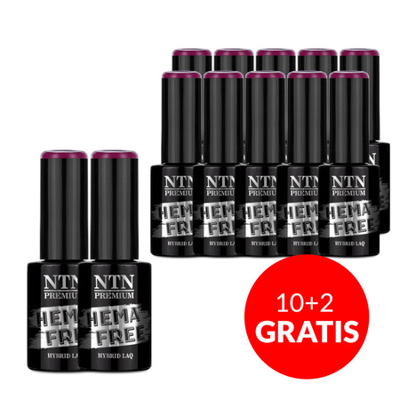 10+2 gratis Smalto ibrido Ntn Premium Neomagic senza HEMA/Di-HEMA 5 g n. 276