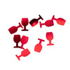 Nageldekoration – rote Gläschen von Molly Nails, 2 g