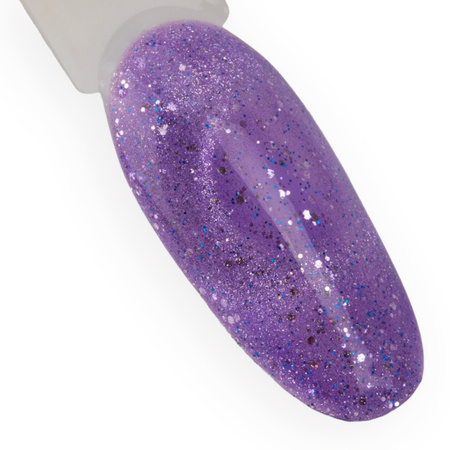 Magnetic hybrid nail polish with cat eye effect Cat Eye Foxy Eyes Purple Light MollyLac 10g No. 552