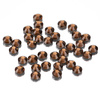 Glass nail rhinestones SS10 Smoked Topaz, approx. 1,440 pieces per pack