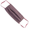 Mascherina protettiva in cotone con fodera in flisel, riutilizzabile, colore Latte, 1 pezzo