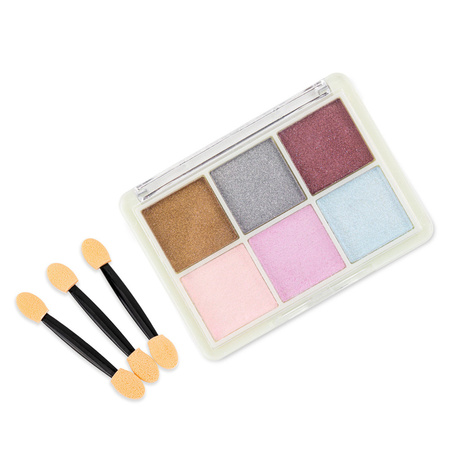Poudre pour ongles effet miroir, coffret de 6 couleurs, n° 1