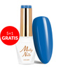 5+1 gratis Molly Nails Hybridlack Blue Sky Dark Blue HEMA/Di-HEMA-frei 8 g Nr. 116