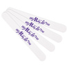 Lima de uñas Paquete seguro MollyLac recta blanca grano 180/240 CU-12 Alta calidad