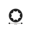 Glasring zum Abstreifen des Pinsels und zum Verhindern des Auslaufens von Gel – Safety Ring 2 in 1 von MollyLac, 5 ml