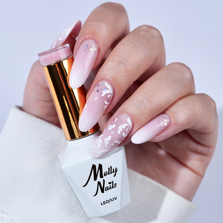 Molly Nails Hybridlack Crushed Diamonds Highlights, HEMA/Di-HEMA-frei, 8 g, Nr. 530