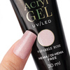 Gel acrilico Polygel per ricostruzione e extension AcrylGel Molly Nails senza HEMA/Di-HEMA Sparkle Rose 30 ml