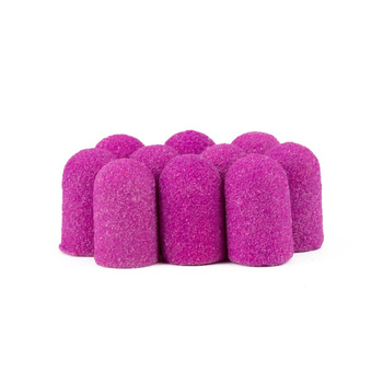 7 mm pedicure caps, 120 grit, 10 pieces, ABS, Podo AlleMed, Purple