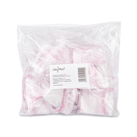 Tanga monouso bianche con bordino rosa AlleMed, 10 pezzi