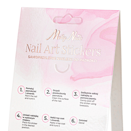 CA-568 Molly Nails Self-Adhesive Valentine's Day Nail Stickers