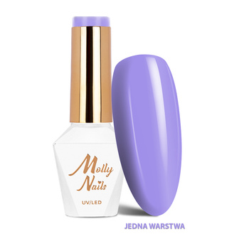 Molly Nails Glamour Women Violet Room HEMA/Di-HEMA Free Hybrid Nail Polish 8g No. 5