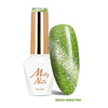 Smalto ibrido LED/UV Gel Polish Cat Eye Glacier Crush n. 250 Emerald Molly Nails senza HEMA/Di-HEMA 8 g