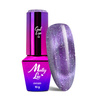 Esmalte híbrido magnético con efecto ojo de gato Cat Eye Foxy Eyes Purple Light MollyLac 10 g n.º 552
