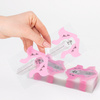 Modelli per l'estensione delle unghie Molly Nails, rosa trasparente, 200 pezzi