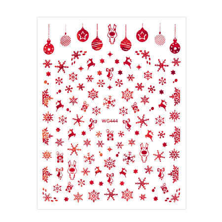 Autocollants pour ongles de Noël Molly Nails WG444