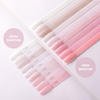 Esmalte híbrido Molly Nails French Manicure Candy Pink sin HEMA ni Di-HEMA, 8 g, n.º 136