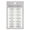 Moules autocollants en silicone pour Dual Form, pointe courte ST012-4 MollyLac, 24 pièces
