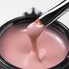Selbstnivellierendes Builder-Gel, hart, mittlere Konsistenz, Molly Nails Coffee Blush, HEMA/Di-HEMA-frei, 15 g