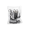 Small Black Manicure and Dust Brush, 10-Pack