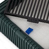 No Name 80W Cassette-Style Dust Collector, 1-Fan, Green, Model 858-1