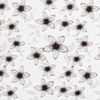 Lámina de transferencia para uñas de 80 cm, Flower white, n.º 2