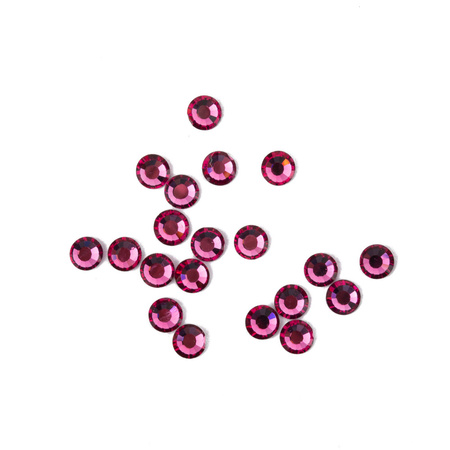 Скляні стрази для нігтів SS10 Fuchsia, приблизно 50 шт.