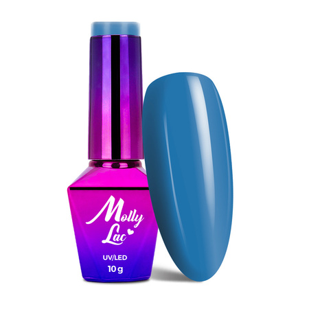 MollyLac Hybrid-Nagellack „Women in Paradise – The Atlantic Ocean“, 10 g, Nr. 76