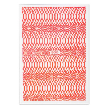 Adhesivos para uñas finos y autoadhesivos con efecto iridiscente, diseño de piel de serpiente «Snake Skin» en rosa claro