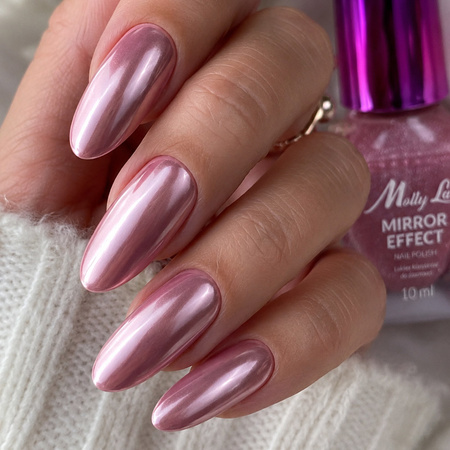 MollyLac Classic Nail Polish, Mirror Effect (Mirror/Metallic), No. 05, 10 ml
