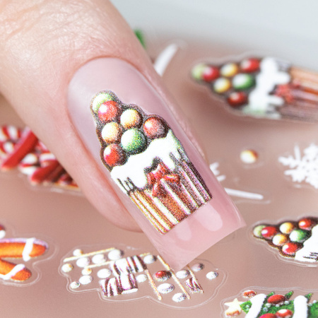 Adhesivos navideños para uñas Molly Nails SW0-42