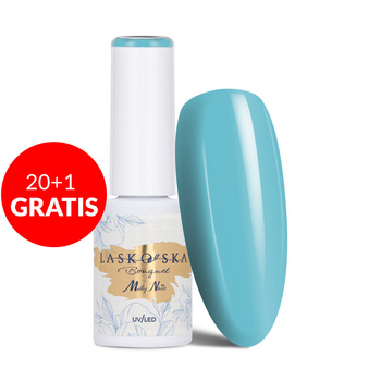 20+1 free LED/UV Gel Polish Molly Nails @Bouquet by Laskovska Lilium Blue HEMA/Di-HEMA Free 7g