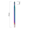 Fraise diamantée Unicorn arc-en-ciel en forme de larme mini n° 19