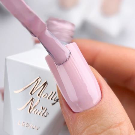 Smalto ibrido LED/UV Gel Polish La Vie en Rouge n. 327 Morning Kiss MollyNails senza HEMA/Di-HEMA 8 g + Campionario Pinks IN OMAGGIO