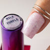Base caoutchouc laiteuse avec des paillettes violettes métallisées « Flakes Rubber Base Milk&amp;Purple » MollyLac, sans HEMA/Di-HEMA, 10 grammes