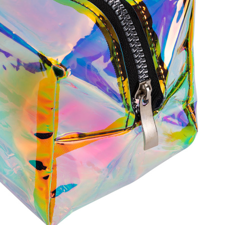Transparente Kosmetiktasche/Stiftetui mit Hologramm von MollyLac, 1 Stück