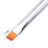 Pinceau biseauté pour gel et décorations One Stroke Pro Rainbow MollyLac n° 6
