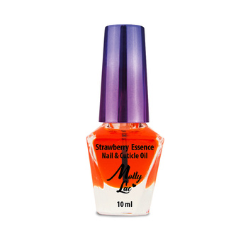 Aceite para cutículas y uñas Strawberry Essence MollyLac 10 ml