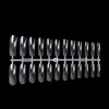 DSF Dualform Top Nail Forms for Gel, Acrygel, and Acrylic (Clear) – Model A2, 240 pieces