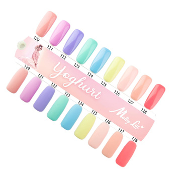 MollyLac Yoghurt-Schablone, glänzend und matt, 9 Farben