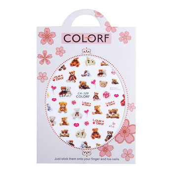 Thin self-adhesive Valentine's Day nail stickers CA-109