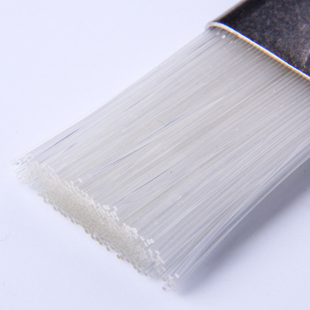 Nylon brush cleaner for cleaning cutters