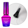 Rubber base for flexible nails, manicure, pedicure, for attaching decorations S.O.S. Antidote Molly Nails Clear 10g