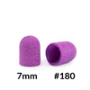Pedicure caps 7 mm, 180 grit, 10 pcs Fabric Podo AlleMed Purple