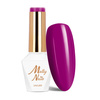Esmalte híbrido LED/UV Gel Polish Molly Nails Power Flower n.º 725 Purple Crocus, sin HEMA ni Di-HEMA, 8 g