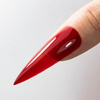 Top colorido sin necesidad de limpiar Crystal Glass de Molly Nails, rojo, sin HEMA ni Di-HEMA, 10 g