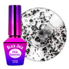 Jack Top Molly Nails sin necesidad de limpiar, con partículas negras, sin HEMA ni Di-HEMA, 10 g