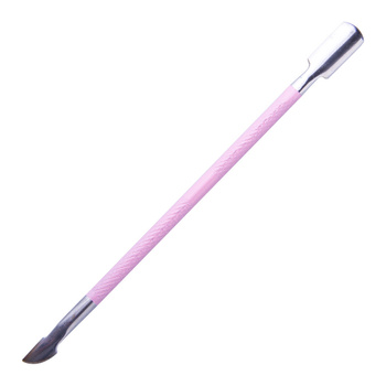 Ciseau à ongles professionnel double face pour manucure et pédicure, rose