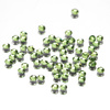 Strass per unghie in vetro SS3 Peridot, circa 50 pezzi